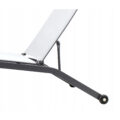 Sezlong pliabil reglabil pentru terasa si balcon, textilena si cadru otel, 195x63x90 cm, gri Mob360 - imagine 3