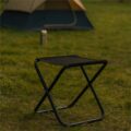 Scaun pliabil pentru camping sau pescuit, cadru metalic, maxim 100 kg, 26x26x34 cm, negru Mob360 - imagine 9