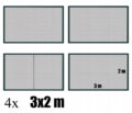 Set 4 pereti pentru pavilion gradina cu plasa tantari si acoperis, material PE 100 g/m2, 300x200 cm, verde Mob360 - imagine 6