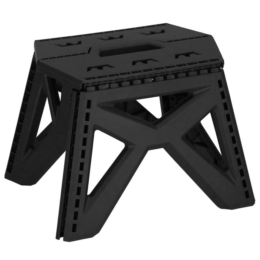 HA-7486-5 Scaun inaltator multifunctional tip scara, 100 kg, compact, cu maner, 23x31x23 cm, negru Mob360 - imagine 1