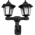 Lampa solara gradina 3 in 1, tip stalp sau montaj perete, 152 cm, LED alb rece, negru Mob360 - imagine 4