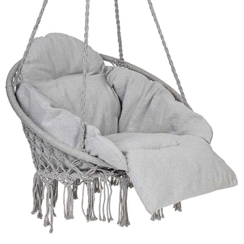 Untitled-1-copy Scaun rotund tip leagan suspendat cu perna Confort Plus, casa sau gradina, gri Mob360 - imagine 1