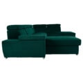 Canapea, smarald, stânga, LAMORA U - imagine 6