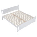 Pat cu lamele, lemn de mesteacăn/alb, 180x200, LUCAS NEW - imagine 3