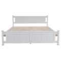 Pat cu lamele, lemn de mesteacăn/alb, 180x200, LUCAS NEW - imagine 6