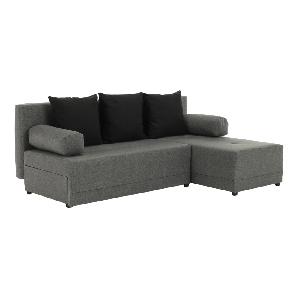 mexx-cierna-prava-hlavny Colţar cu colţ, gri/negru, dreapta, MEXX - imagine 1