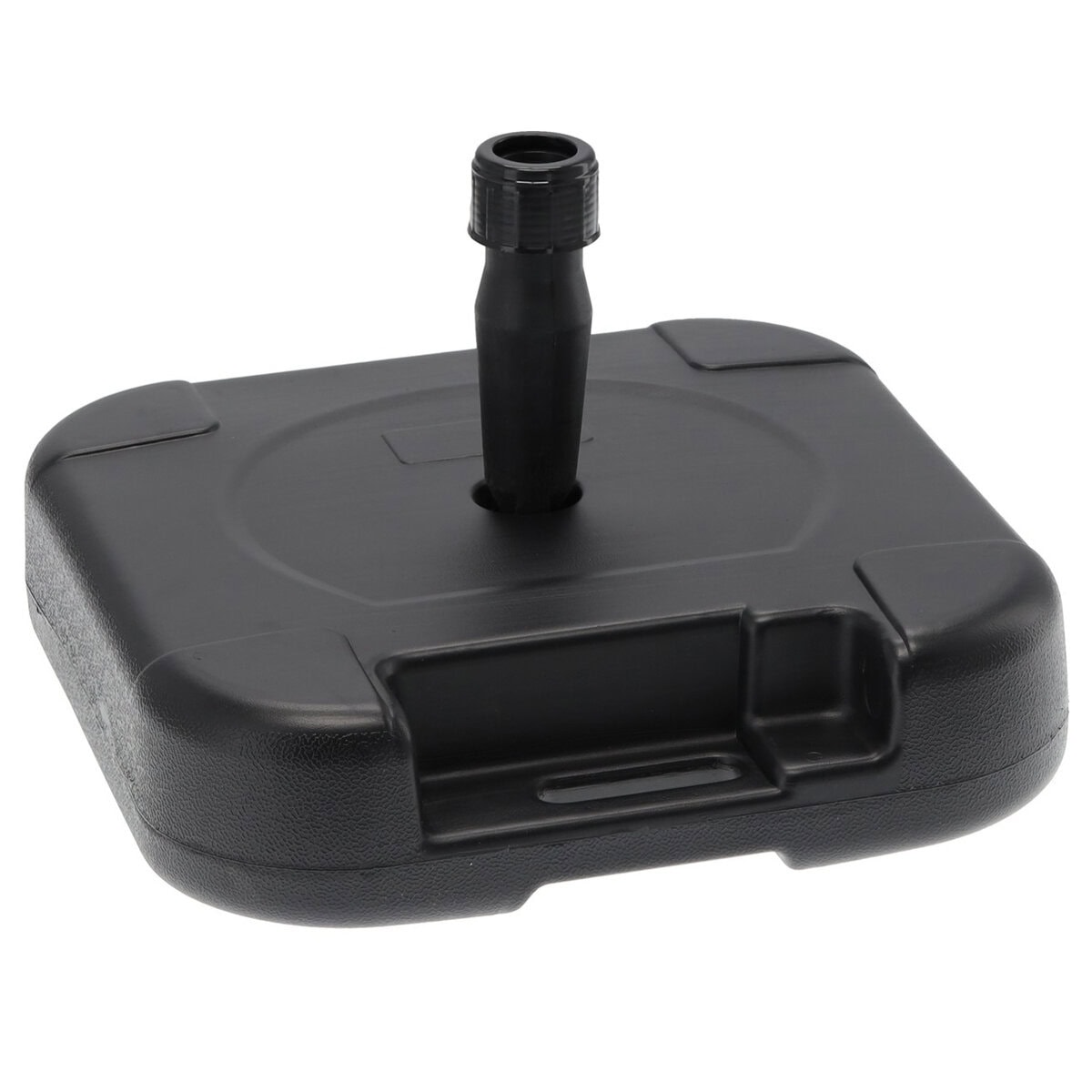 GAO-6785 Baza pentru umbrela gradina 19 L, umplere cu apa, PVC, 44x44x13 cm, negru Mob360 - imagine 1