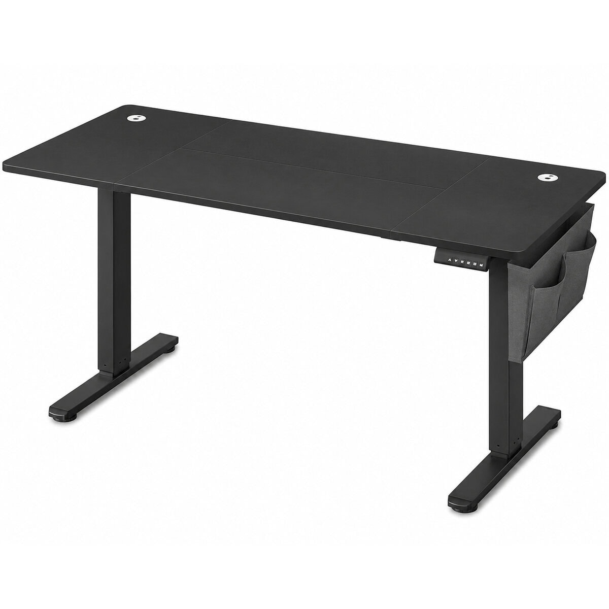 LSD136B01-3 Birou electric reglabil pe inaltime, cadru metalic, functie memorie 4 pozitii, 160x70x(72-120) cm, negru Mob360 - imagine 1