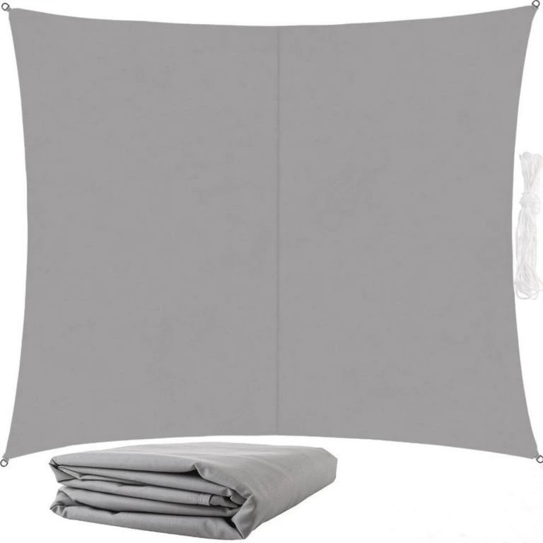 TUN3897-0 Copertina prelata de soare, dreptunghiulara, impermeabila, cu protectie UV, 300x250 cm, gri Mob360 - imagine 1