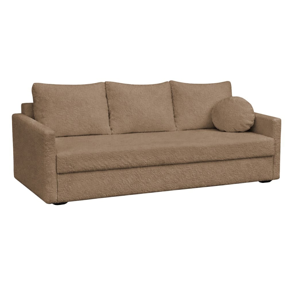 zerus-pohovka-hneda-dup-01 Canapea extensibilă, maro, ZERUS - imagine 1