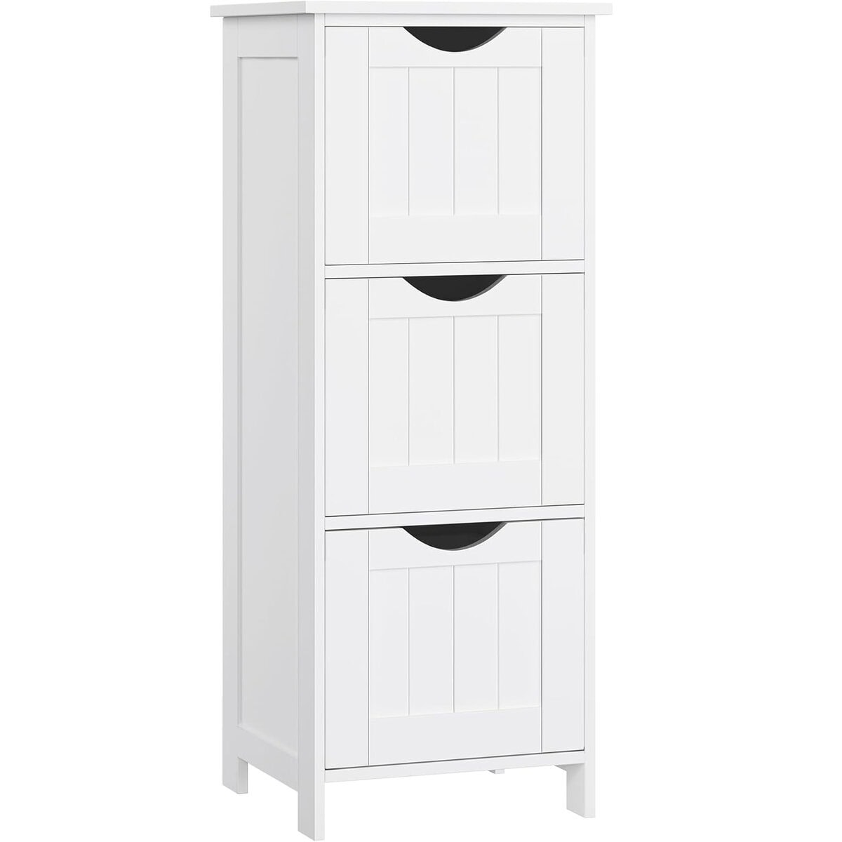 01-13 VASAGLE Dulap de depozitare pentru baie, 3 sertare, 30x32x81 cm, alb Mob360 - imagine 1